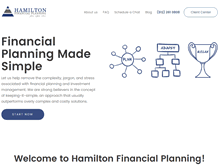 Tablet Screenshot of hamiltonfinancialplanning.com